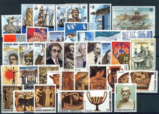Greece - 1983 Complete Year Set Mnh