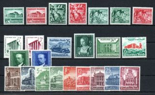 Third Reich,  1938,  1939,  1940,  Lot Better Sets And Stamps,  Mnh