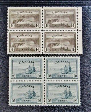 Nystamps Canada Stamp 270 271 Og Nh $37