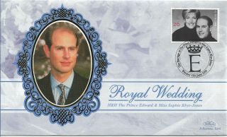 Gb 1999 Benham,  Limited Edition,  Shs,  Royal Wedding Prince Edward Cover