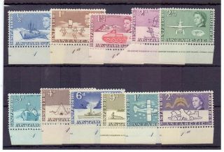 British Antarctic Terr.  1963 Marginal Values To 2/ - (11) Sg1 - 11 Mnh/lmm Cat £47