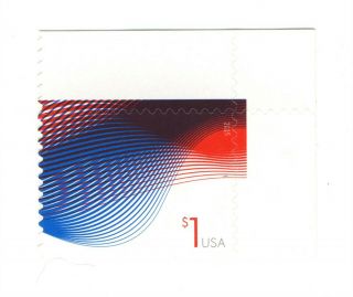 U.  S.  Scott 4953 $1 Patriotic Wave Single Stamp 2015 Mnh