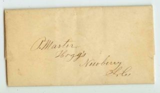 1842 Columbia South Carolina Printed Letter To Hogg 