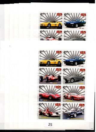 / 14x Nevis - Mnh - Sport - Sportcars - Ferrari -