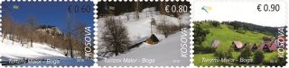 Kosovo Stamps 2016.  Muntain Tourism - Boga.  Set Mnh.