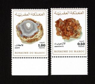 Morocco 1975 Set Of Stamps Mi 797 - 798 Mnh Cv=7.  5euro