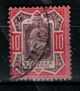 Great Britain Gb 1902 1904 King Edward Vii 10d Ten Pence Sg255