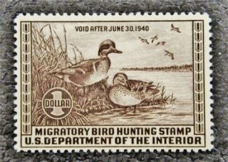 Nystamps Us Duck Stamp Rw6 Og Nh $275