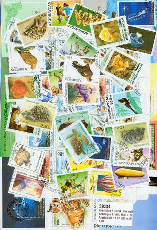 Azerbaijan - 57 Stamps & 11 Souvenir Sheets [39334],  Gift