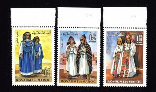 Morocco 1969 Set Of Stamps Mi 645 - 647 Mnh Cv=6.  5euro