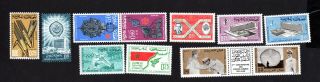 Morocco 1966 Gr.  Of Stamps Mi 559 - 569 Mnh Cv=6.  7euro