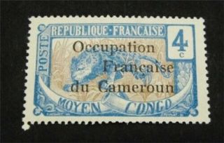 Nystamps French Cameroun Stamp 118 Og H $120