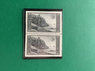 Us Stamp Sc 762 Mnh Acadia Pair 1935