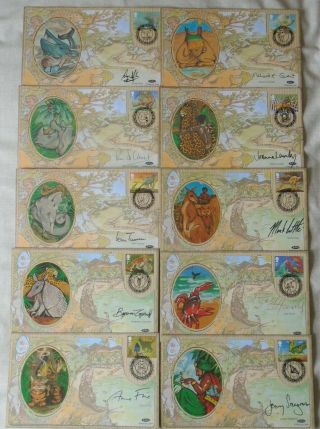 Gb 10 Signed Covers Set Limited Edition - Just So Stories 2002
