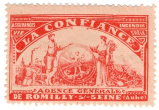 (i.  B) France Cinderella : Trade Stamp (la Confiance)