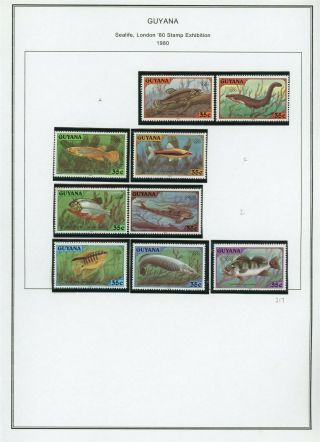 Guyana Album Page Lot 20 - See Scan - $$$