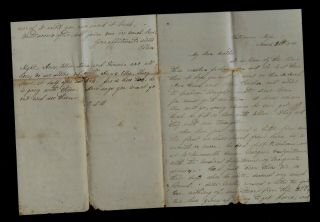 1863 Enterprise,  Mississippi Civil War Letter To Confederate Soldier Brother