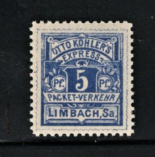 Hick Girl Stamp - German Local Post Stamp Otto Kohlers Express Q516