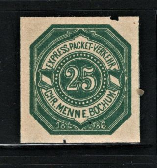 Hick Girl Stamp - German Local Post Stamp Express Packet - Vierkehr Q512