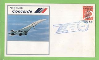 Mexico 1978 Air France Concorde Flight Cover,  Mexico To Paris,  Via Washington