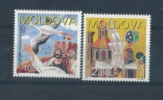 D268873 Europa Cept 1997 Stories & Legends Mnh Moldova