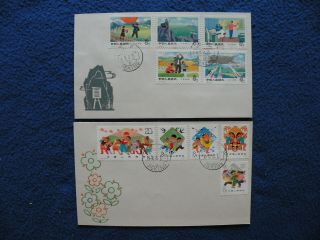 P.  R.  China 1978 Sc 1384/1403,  2 Complete Sets Fdc