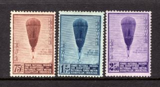 Belgium 1932 Scientific Research Fund Sg621 - 623 Lightly Mounted Set Not Cat