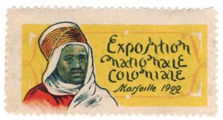 (i.  B) France Cinderella : Exposition Coloniale (marseille 1922)