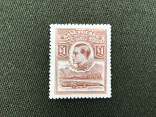 King Edward Viii Basutoland One Pound Stamp - Essay Stamp? Not Issued