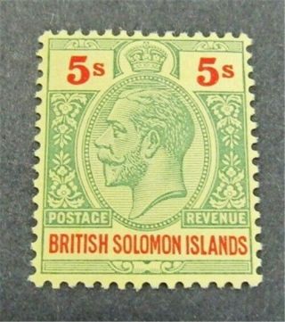 Nystamps British Solomon Islands Stamp 39 Og H $50