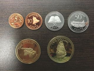 Artifacts Of The Bounty 2010 Pitcairn Island 6 Coin Set