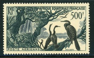 French Colonies (equatorial Africa) Mnh Selections: Scott C37 500fr Cv$47,
