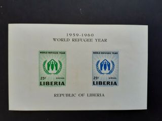 Liberia Great Old Mnh Leaflet As Per Photo.  Very
