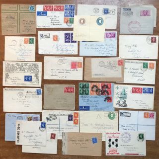 25 Kgvi Postage Covers - Ref243