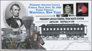 2015,  President Lincoln Funeral Train Route,  Pictorial,  Westfield Ny,  15 - 354