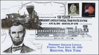 2015,  President Lincoln Funeral Train Route,  Pictorial,  Brocton Ny,  15 - 353