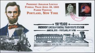 2015,  President Lincoln Funeral Train Route,  Pictorial,  Portland Ny,  15 - 351