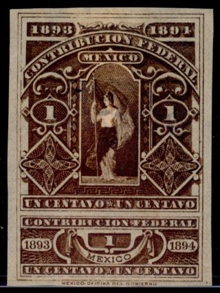 Ad39 Mexico Revenue Cf 96 1ctv 1893 - 94 Mr $5