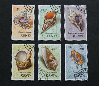 Kenya - 1971 Scarce Sea Shells High Values P/set To 20/ - Vfu Rr
