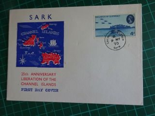 World War 2 Channel Islands Sark Liberation First Day Cover From 1970