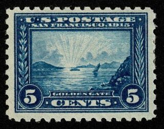 Scott 403 5c Panama - Pacific Exposition 1914 H Og Well Centered $150