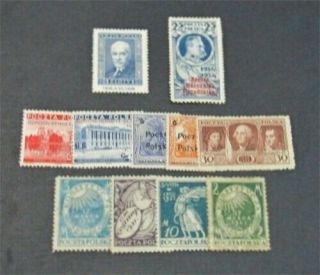 Nystamps Poland Stamp 73//307 Og H $51