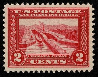 Scott 398 2c Panama - Pacific Exposition 1913 Nh Og Never Hinged Well Center