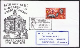 47th Philatelic Congress Of Great Britain - Harrogate 18 - 21 May 1965 With Sg638