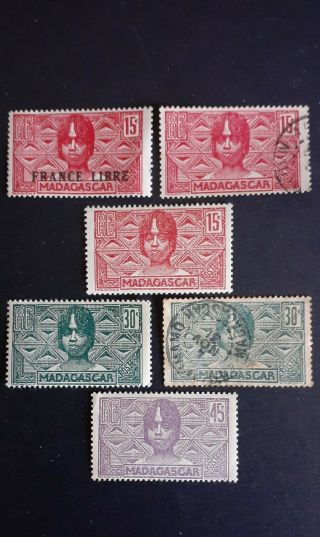 France/madagascar Great Old Scarce & Stamps As Per Photo