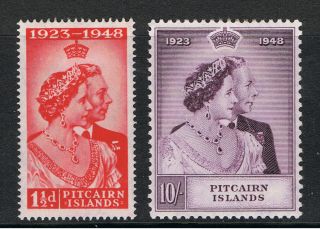Pitcairn Islands 1949 Silver Wedding Issue