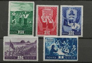 Russia Sc 1284 - 8 Mh Stamps