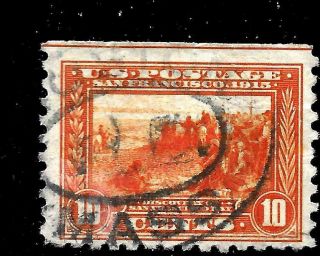 Hick Girl Stamp - Old U.  S.  Sc 404 Orange Perf.  10 Issue 1914 - 15 Y1289