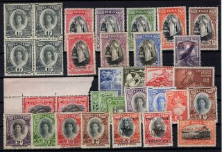 P123704/ Tonga Stamps – Lot 1920 - 1949 Mnh / Mh 158 E