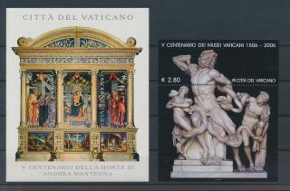 Lk57817 Vatican Sculptures Church Art Religion Sheets Mnh